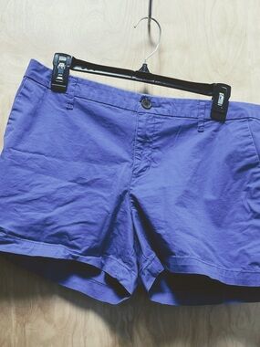 Old Navy Women's Purple Cotton Blend Shorts